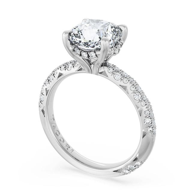 Cushion Bloom Engagement Ring