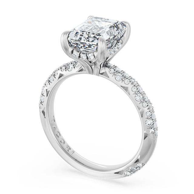 Emerald Bloom Engagement Ring