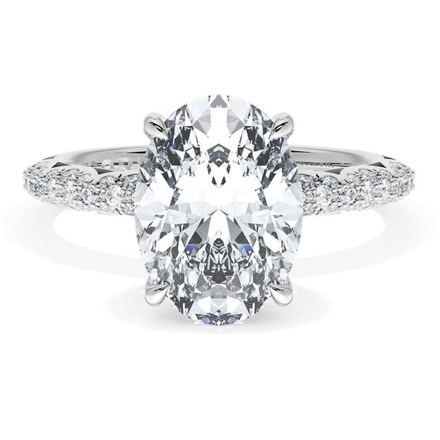 Oval Bloom Engagement Ring