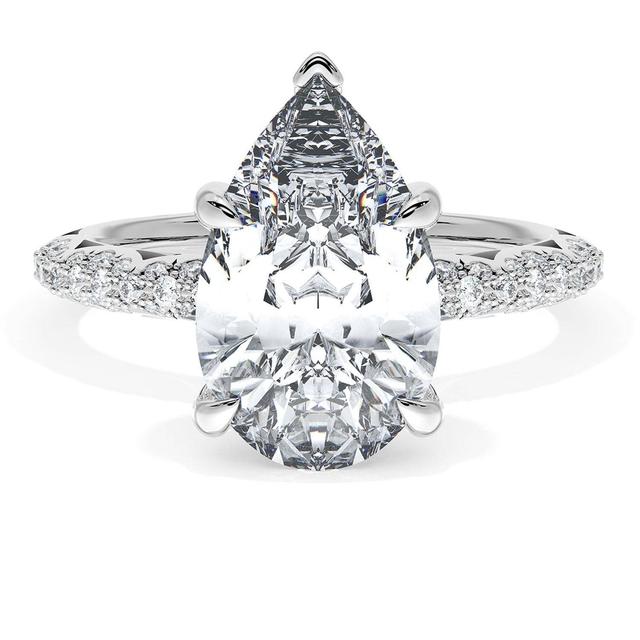 Pear Bloom Engagement Ring