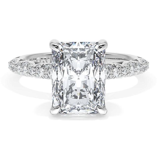Radiant Bloom Engagement Ring