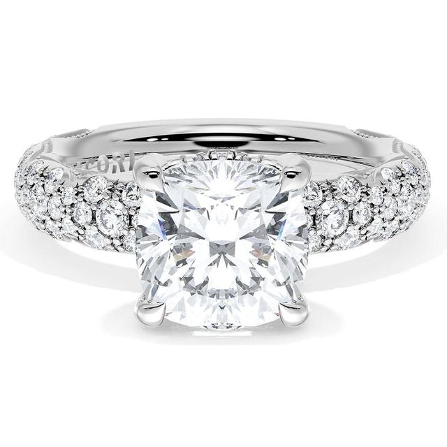 Cushion Bloom Engagement Ring
