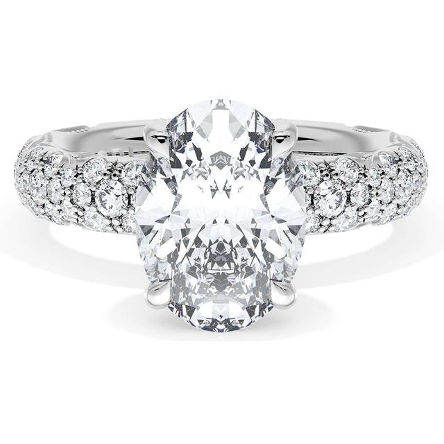 Oval Bloom Engagement Ring