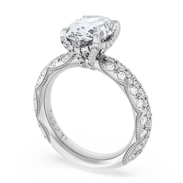 Oval Bloom Engagement Ring