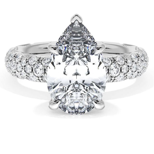 Pear Bloom Engagement Ring