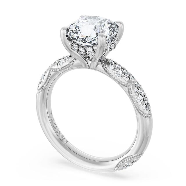 Cushion Bloom Engagement Ring