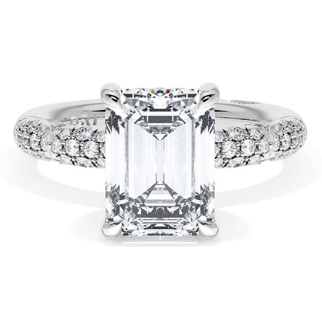 Emerald Bloom Engagement Ring