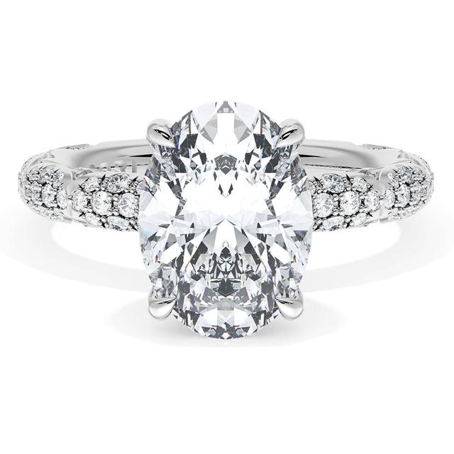Oval Bloom Engagement Ring