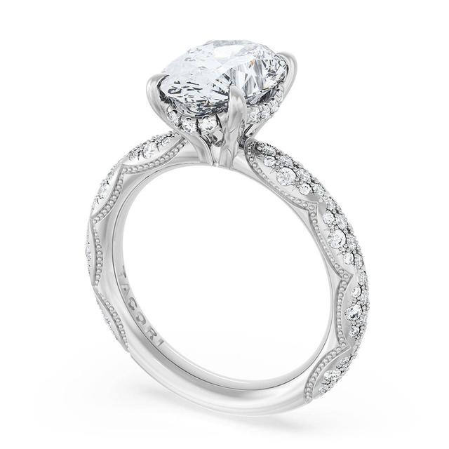 Oval Bloom Engagement Ring