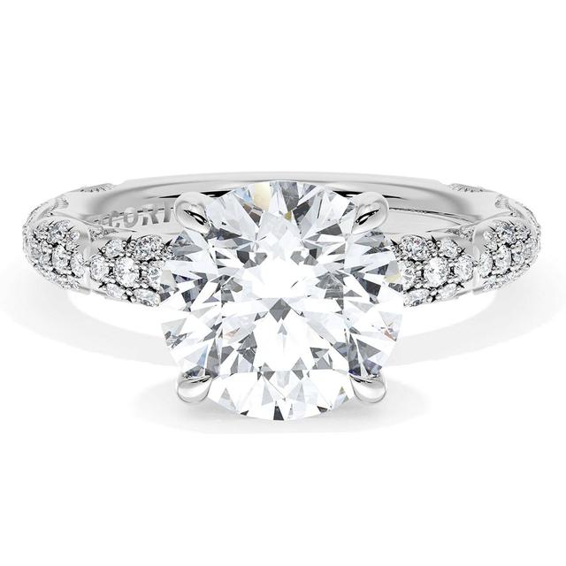 Round Bloom Engagement Ring