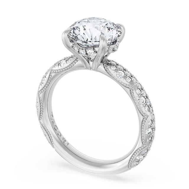 Round Bloom Engagement Ring