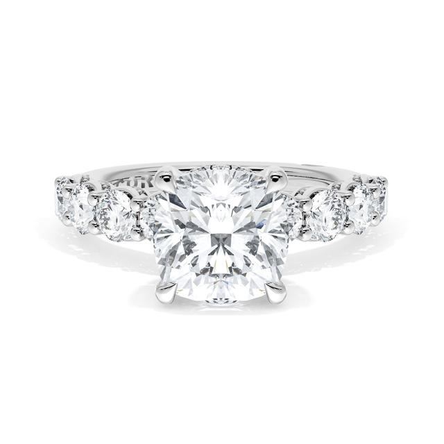 Cushion Solitaire Engagement Ring