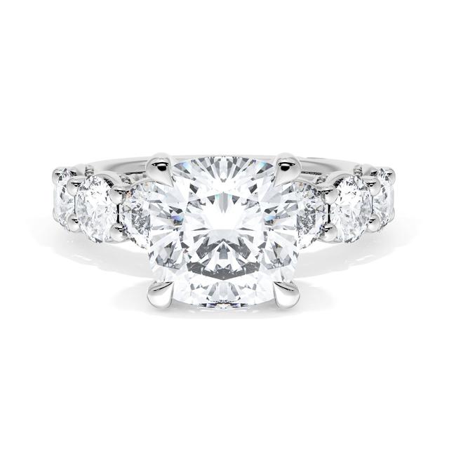 Cushion Solitaire Engagement Ring