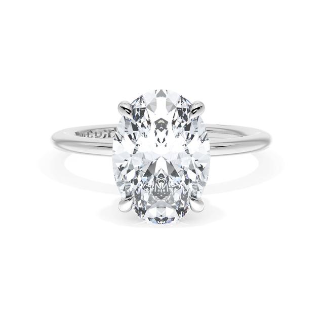 Oval Solitaire Engagement Ring