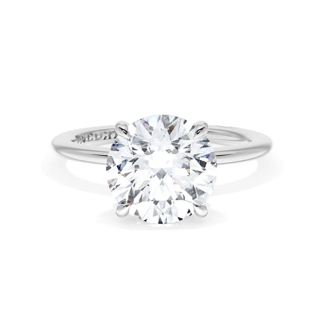 Round Solitaire Engagement Ring