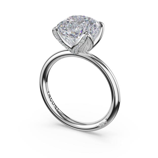 Cushion Solitaire Engagement Ring