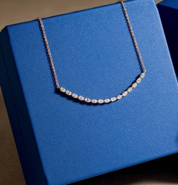 Birthday Gifts - Crescent Bar necklace