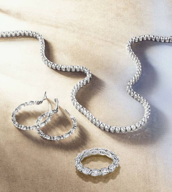 Assortment of TACORI diamond-intense jewelry