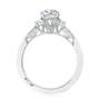 Oval 3-Stone Engagement Ring 