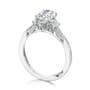 Oval 3-Stone Engagement Ring 