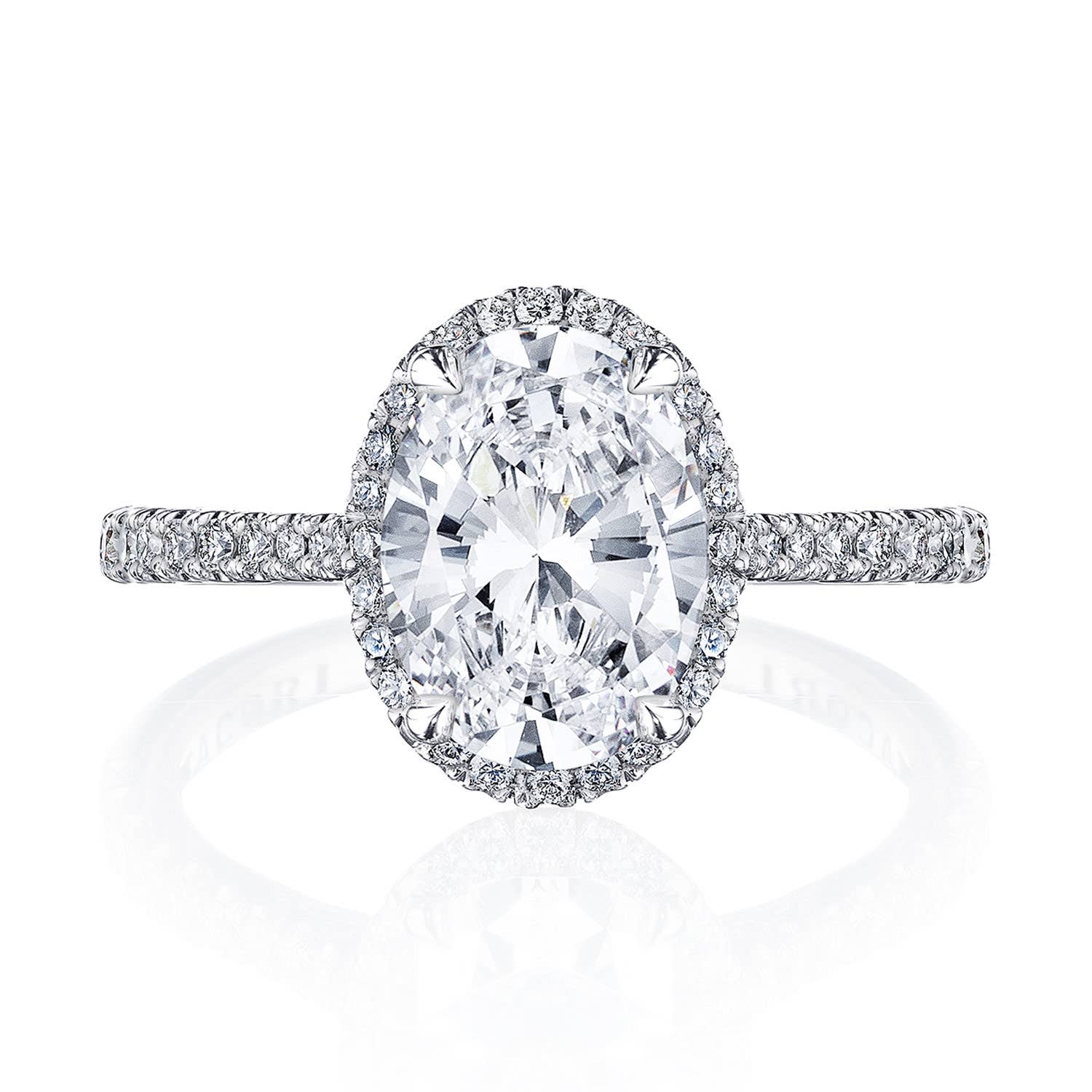 Oval Bloom Engagement Ring