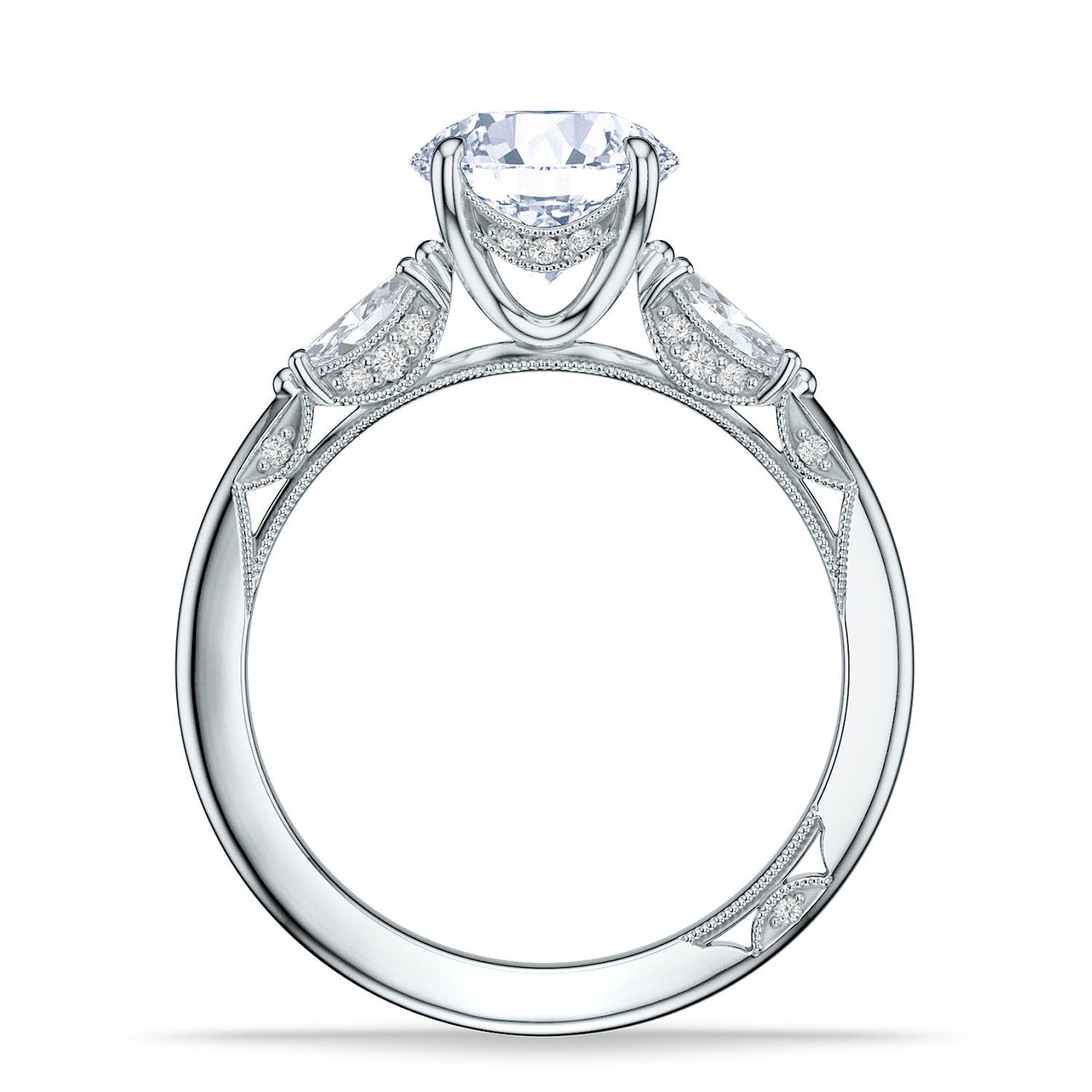 kabel Melankoli Finde på Simply Tacori Round 3-Stone Engagement Ring