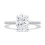 Oval Solitaire Engagement Ring 