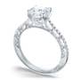 Cushion Solitaire Engagement Ring 