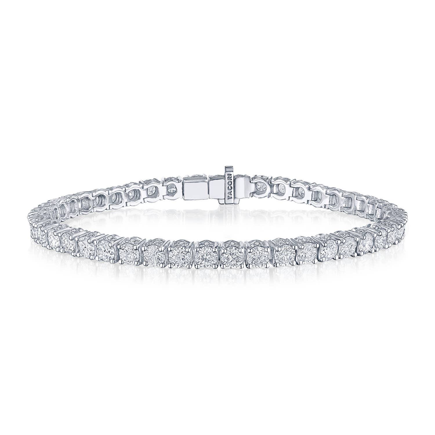 IGI Certified Fine Design 14k Gold Diamond Bracelet - Gleam Jewels