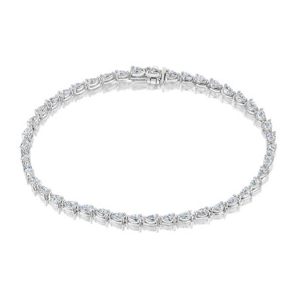 Diamond Tennis Bracelet in 18k White Gold - FB6737