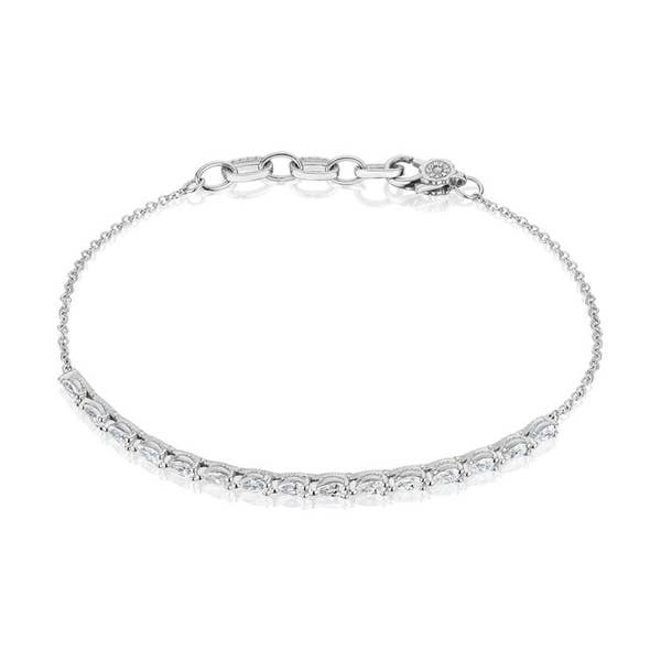 Diamond Bracelet in 18k White Gold - FB6757