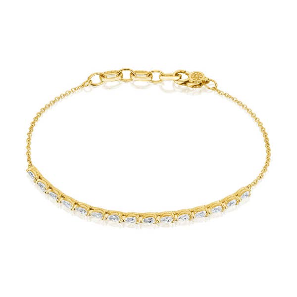 Diamond Bracelet in 18k Yellow Gold - FB6757Y