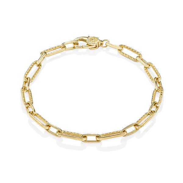 Link Bracelet in 18k Rose Gold - FB676Y7