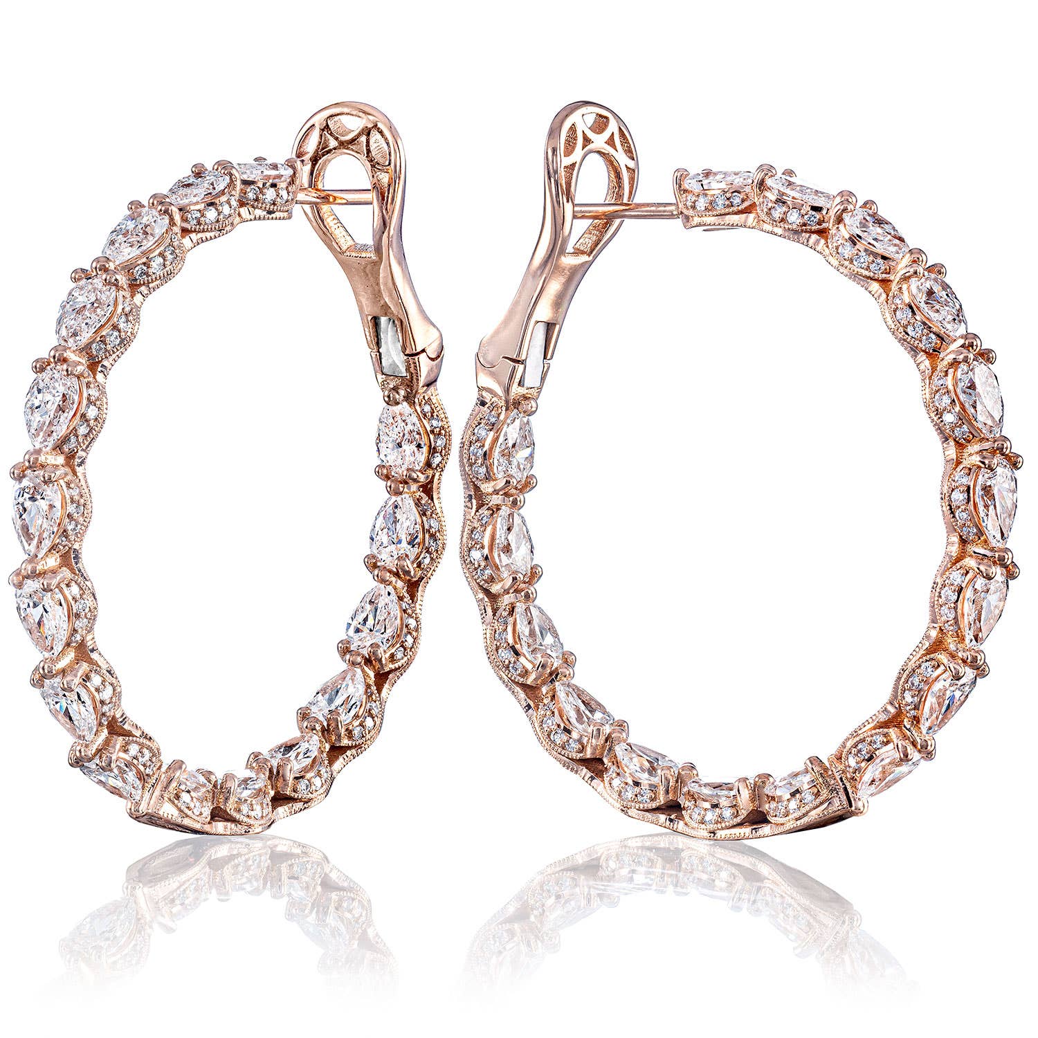Diamond Earring Hoops Online USA | www.meesenburg.kz