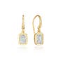 Lab Grown Diamond French Wire Earring 