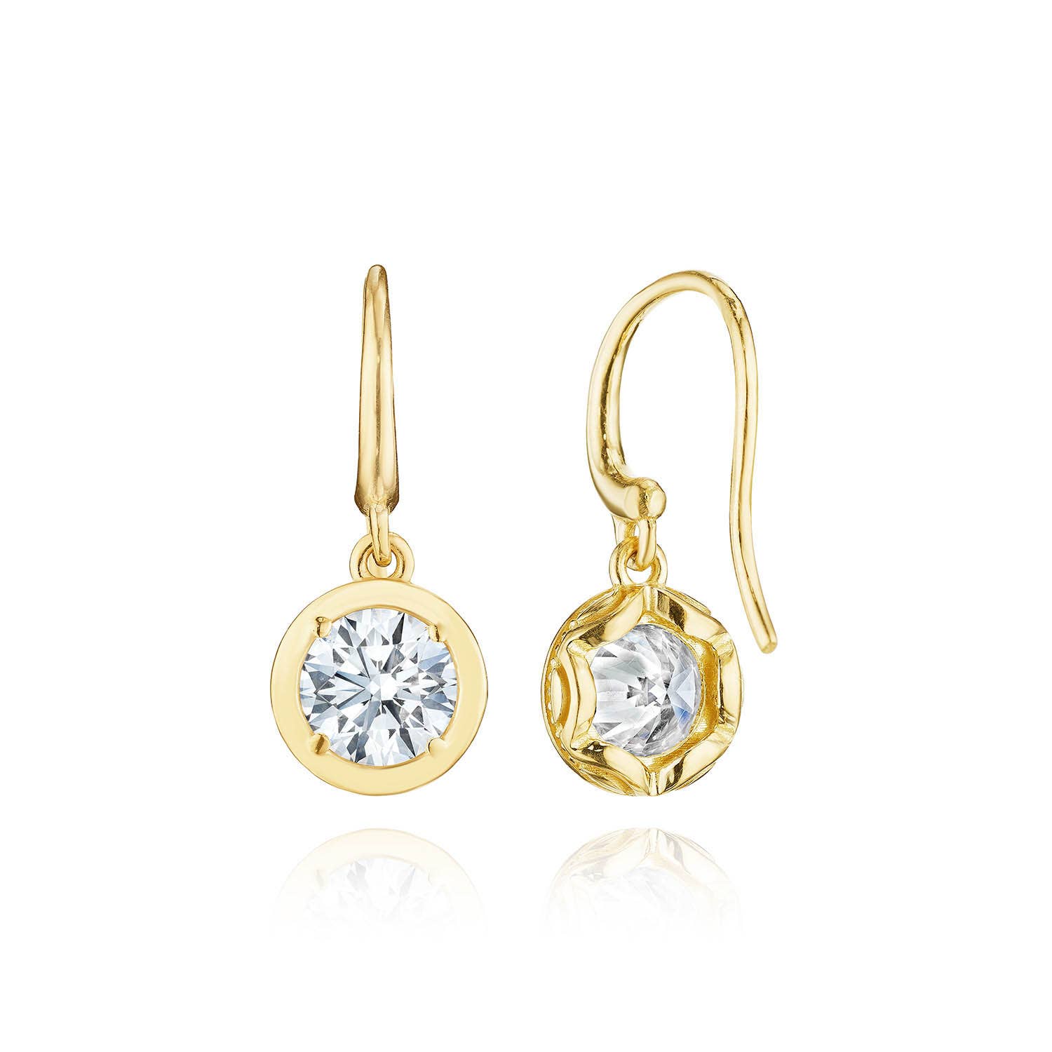 Lab Grown Diamond French Wire Earring