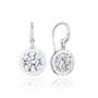 Diamond French Wire Earring - 4.08ct 