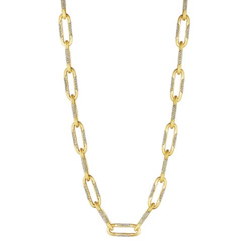 FN666SY18 Large Link Necklace in yellow gold