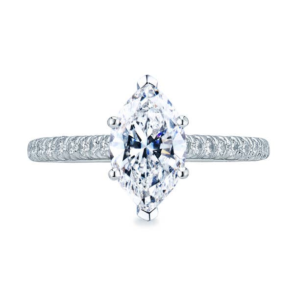 Marquise Solitaire Engagement Ring - HT2546MQ