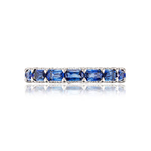 TACORI Exclusive Blue Sapphire Eternity Band in Platinum - HT264865BS
