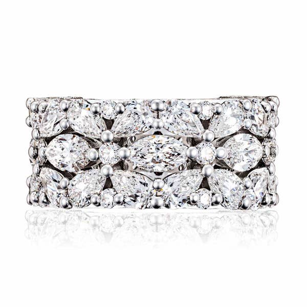 Classic Crescent RoyalT Fine Jewelry Geometric Wedding Band - HT26946512W