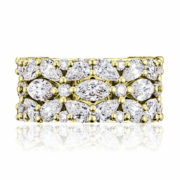Classic Crescent RoyalT Fine Jewelry Geometric Wedding Band - HT26946512Y