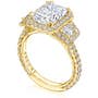Emerald 3-Stone Engagement Ring 