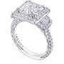 Princess 3-Stone Engagement Ring 