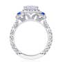 Emerald 3-Stone Engagement Ring 