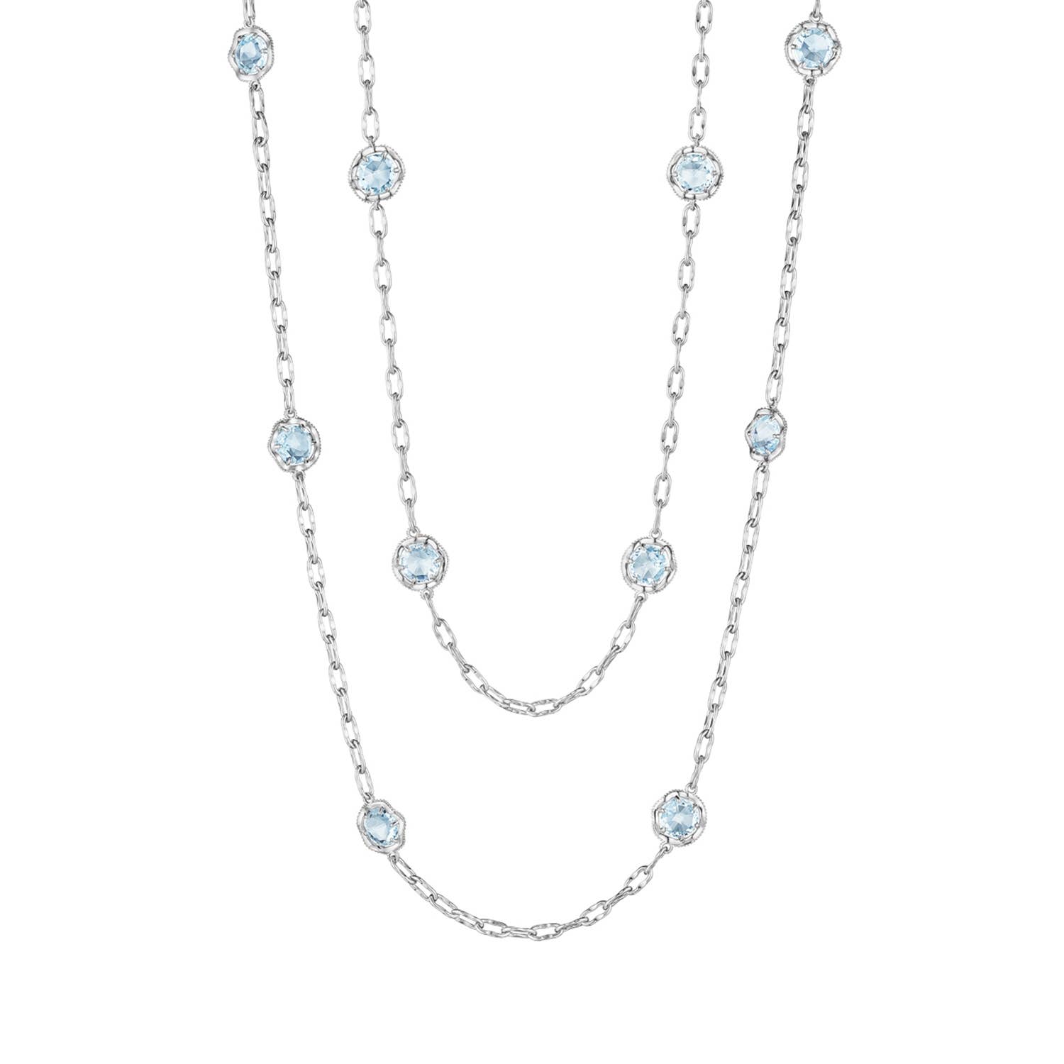 38” Candy Drop Necklace featuring Sky Blue Topaz 
