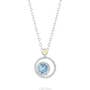 Bold Bloom Necklace featuring Sky Blue Topaz  