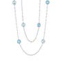 38” Raindrops Necklace featuring Assorted Gemstones  
