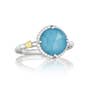 Pavé Simply Gem Ring featuring Neo-Turquoise 