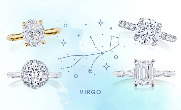 TACORI engagement rings for Virgo zodiac sign
